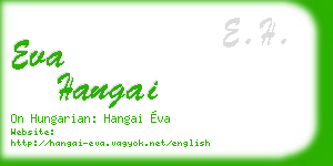 eva hangai business card